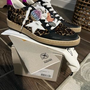 Golden Goose - Leopard - Ball Stars - Size 38